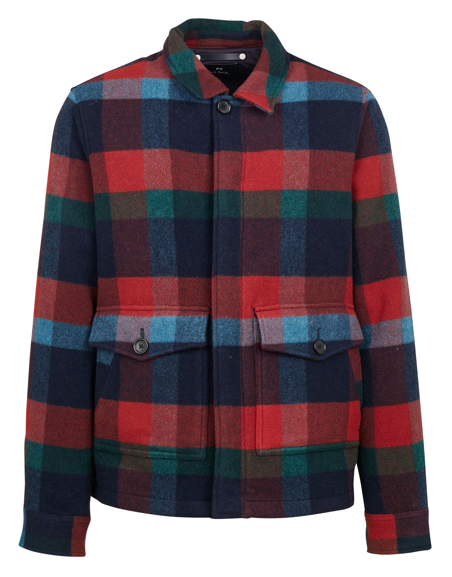 Surchemise en laine mélangée | Multicolore