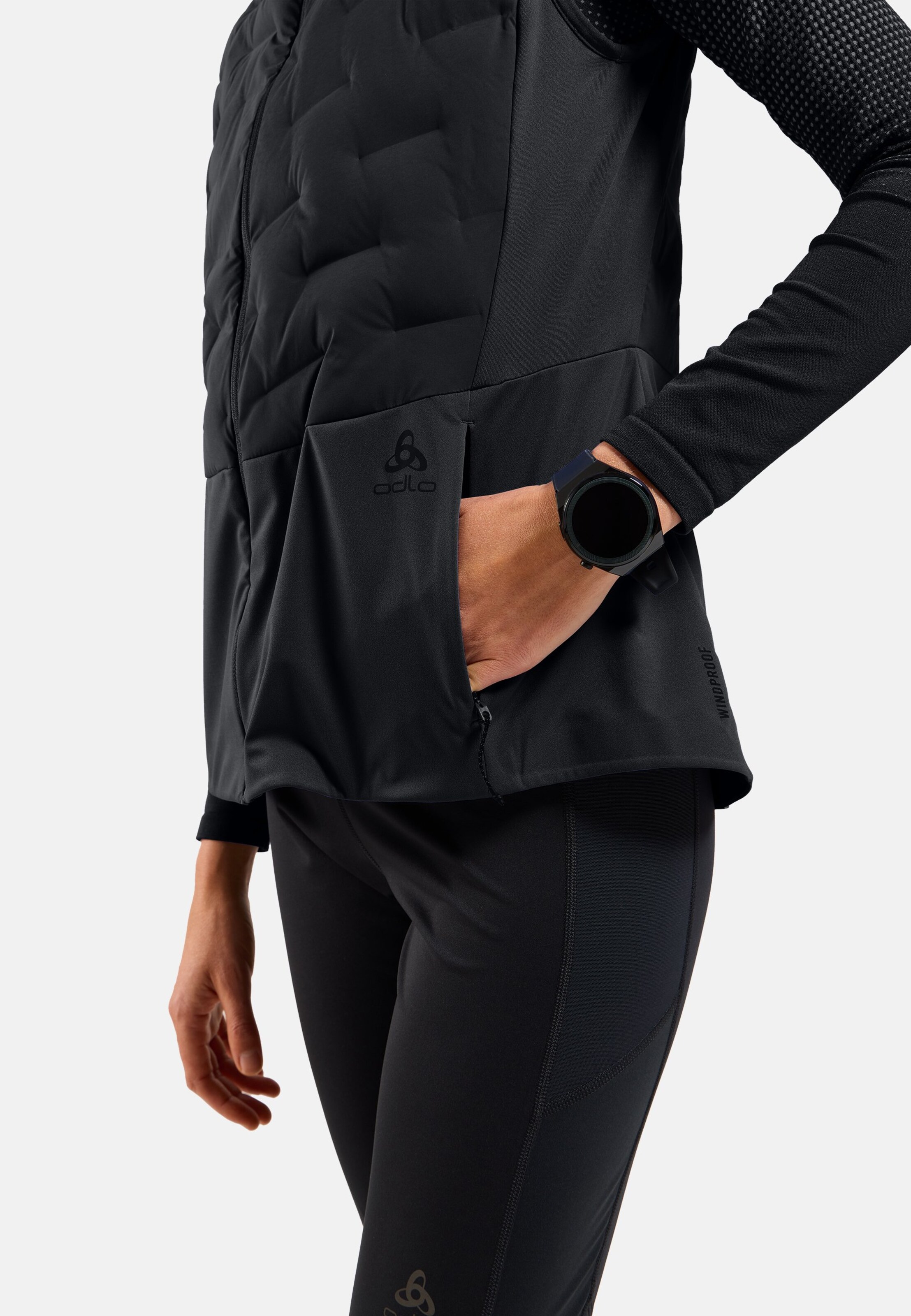 Zeroweight Insulator Laufweste in black - black