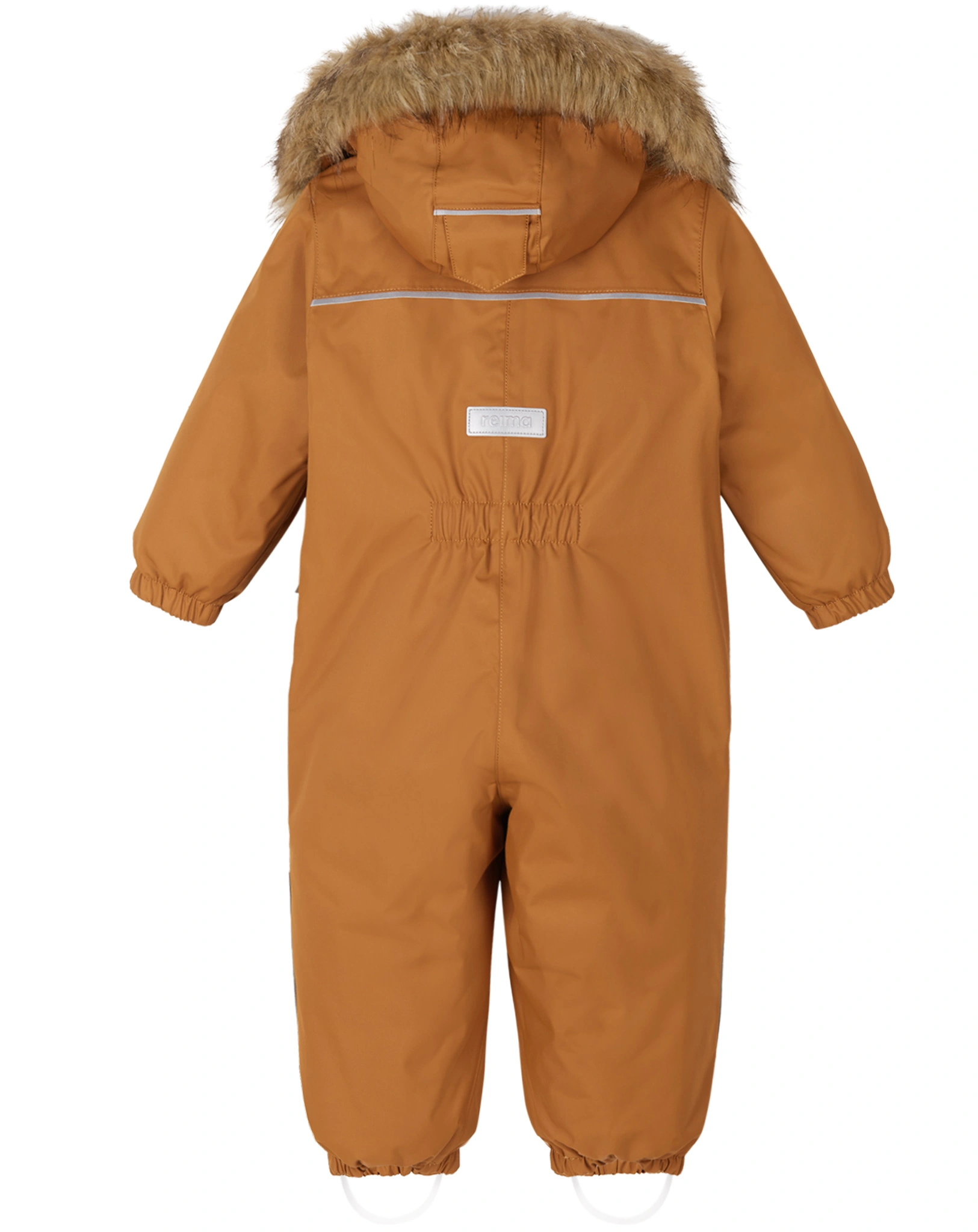 Schneeanzug GOTLAND mit Kunstfellbesatz in cinnamon brown