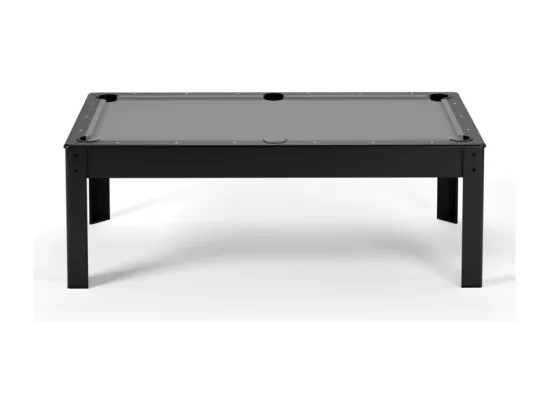 Billard Américain convertible table 4places KITBILL 5FT - 183 x 102 x 78 cm Plateau dînatoire et accessoires inclus - Noir
