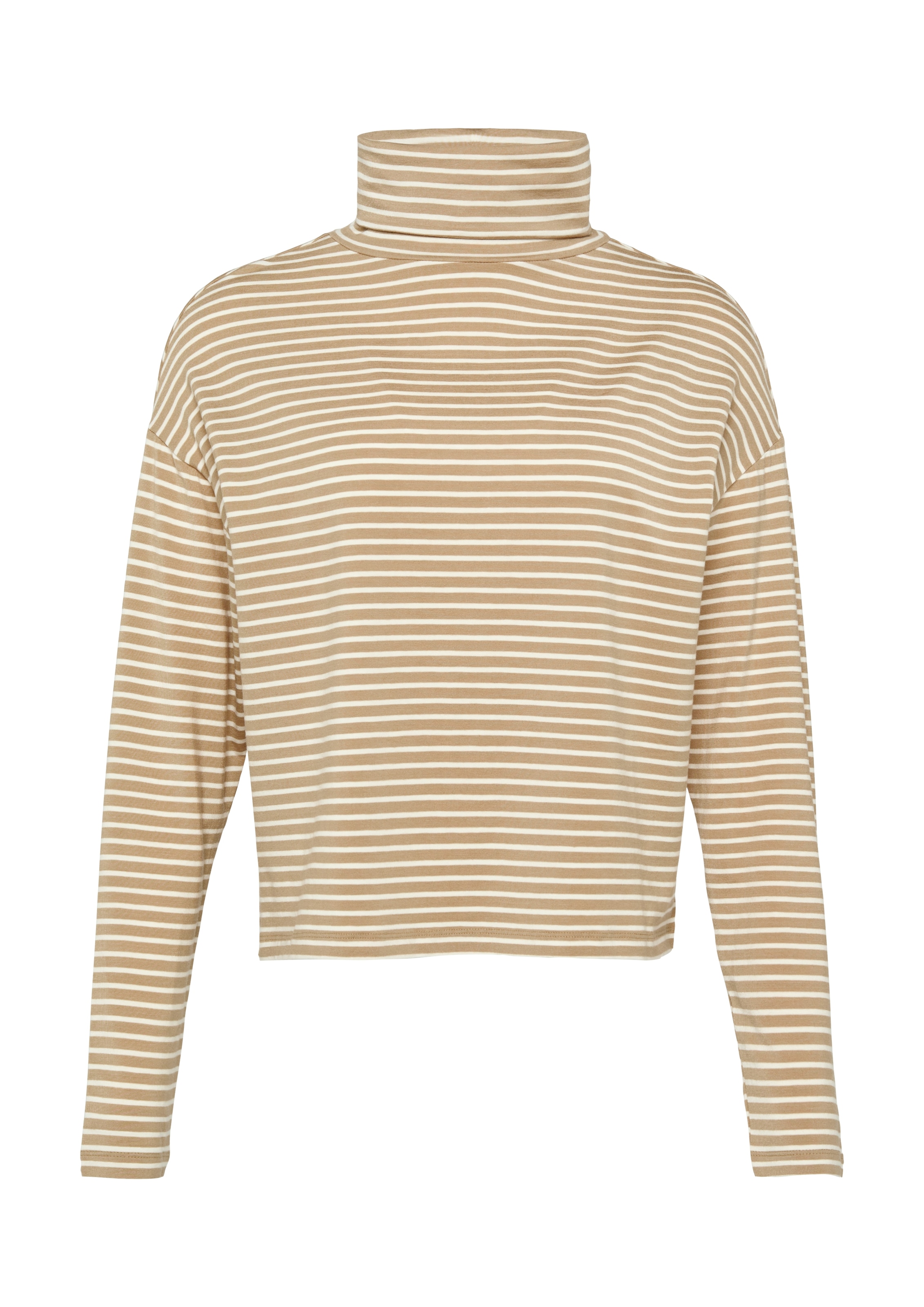 s.Oliver Rollkragenpullover , mit Streifenmuster