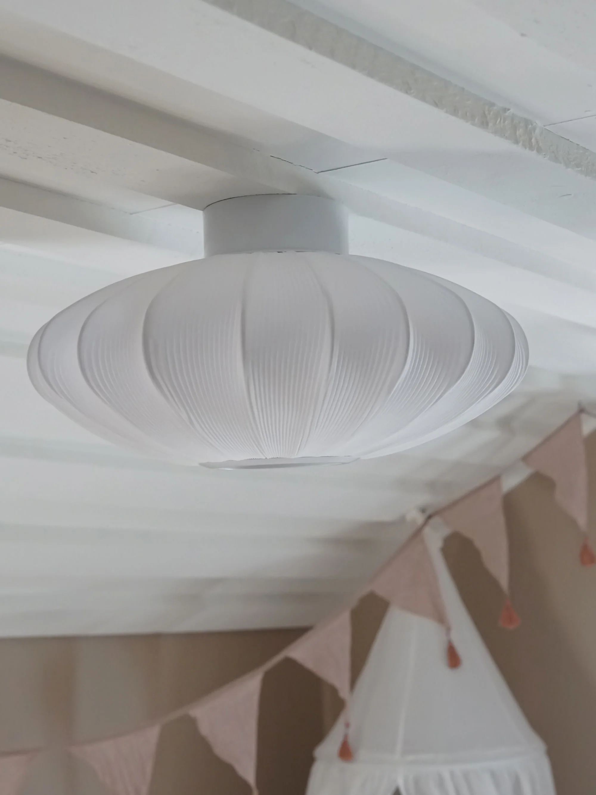 Plafondlamp Mamsell van stof