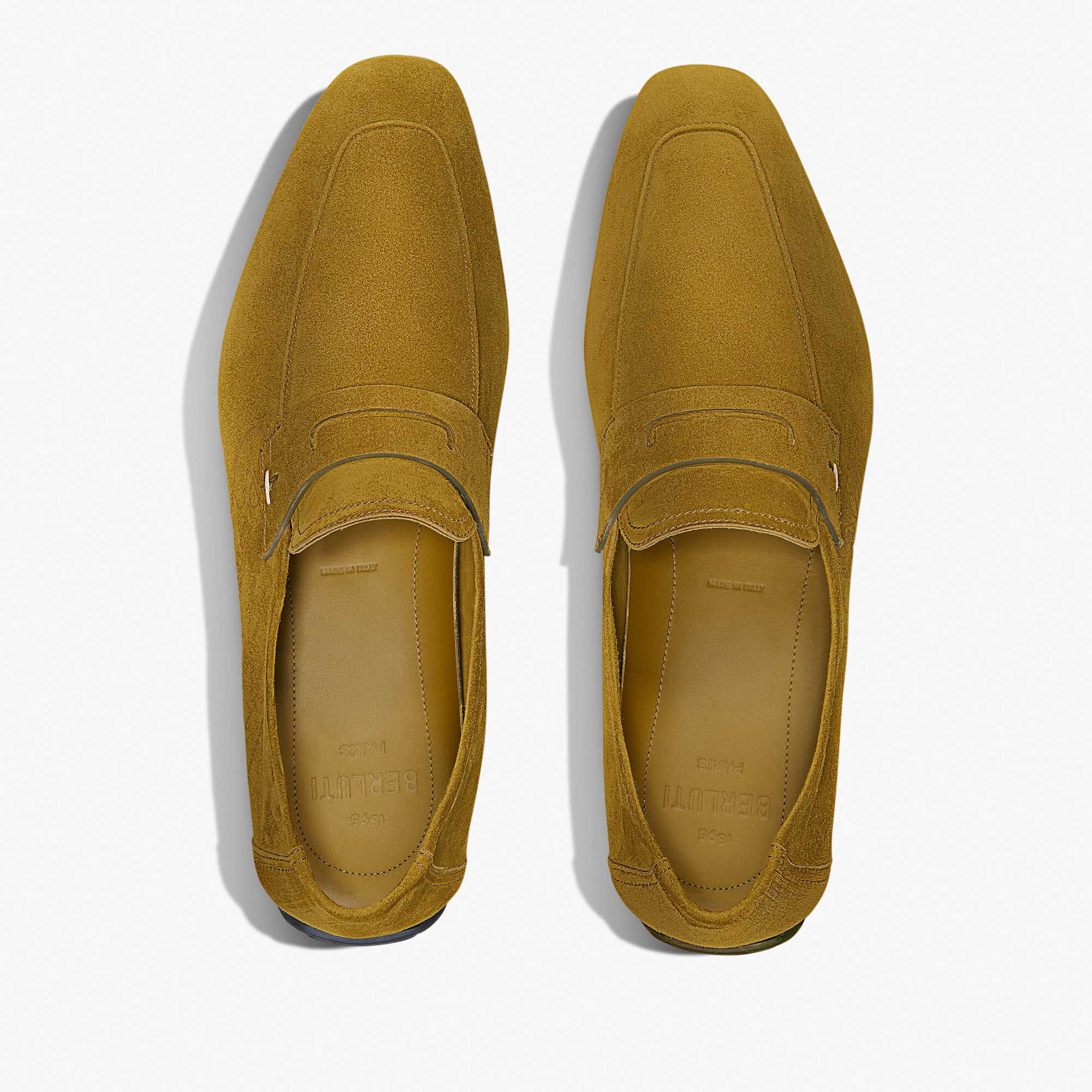 Mocassin Lorenzo Drive En Cuir Camoscio Scritto