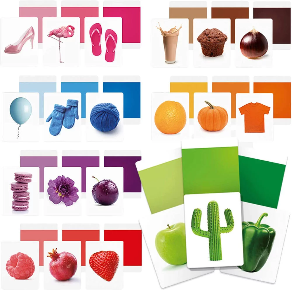 MONTESSORI -FLASHCARDS COLORS