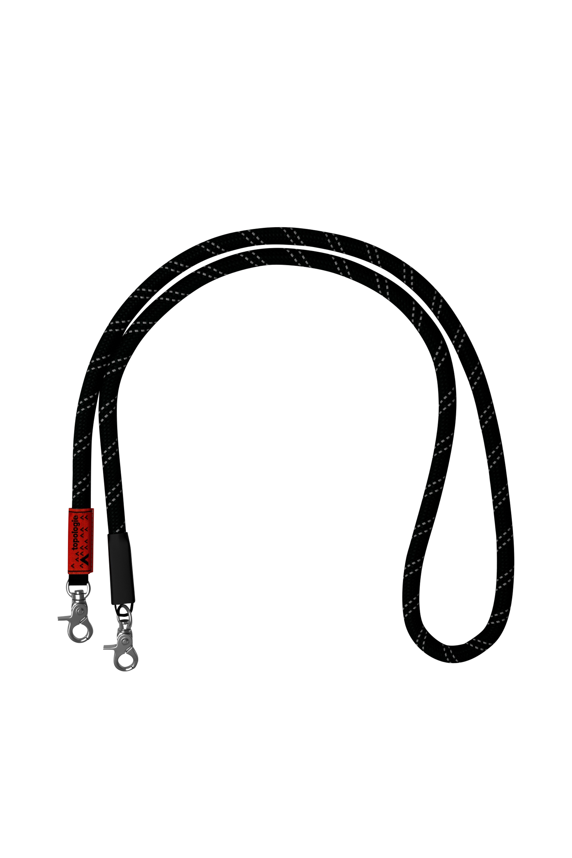 TOPOLOGIE Cordon de téléphone 10mm Rope Strap Noir