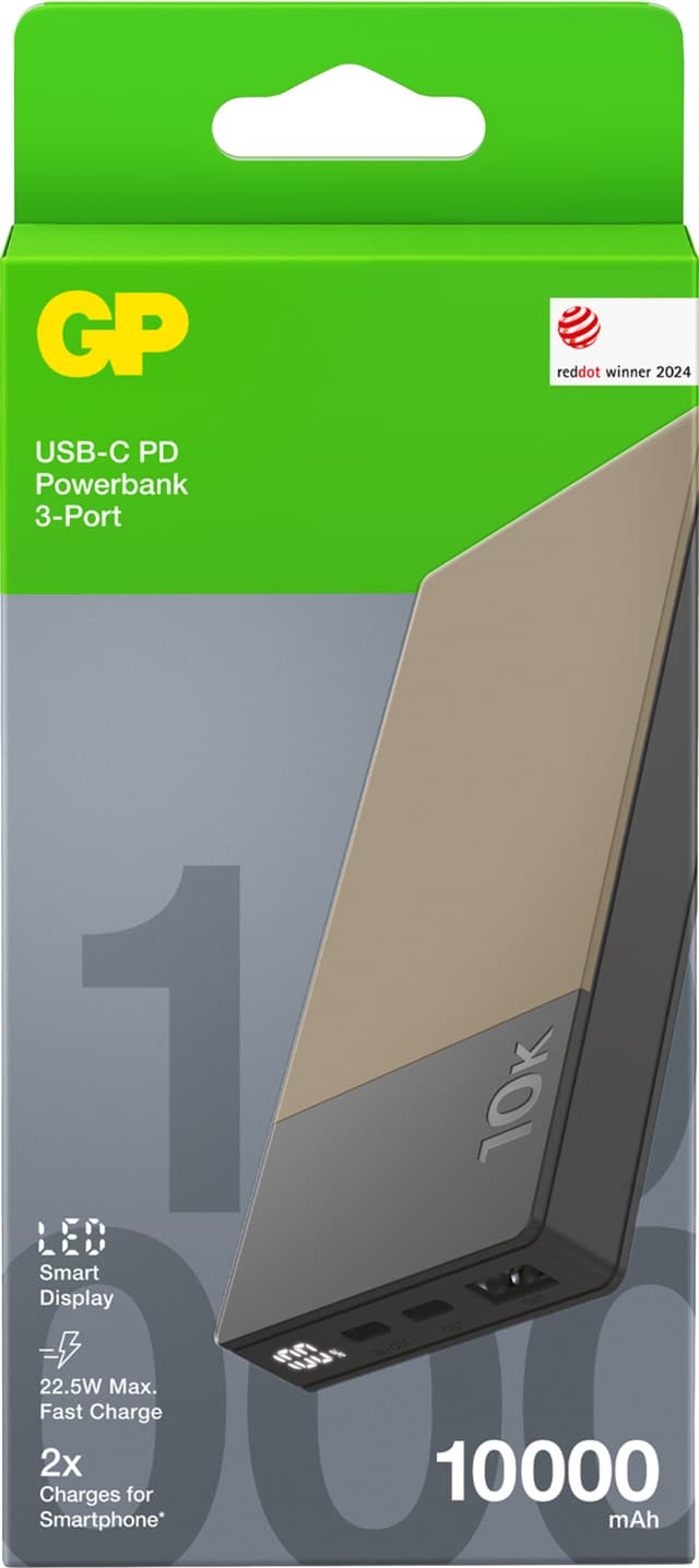 GP M2+ 10.000 mAh powerbank (beige)
