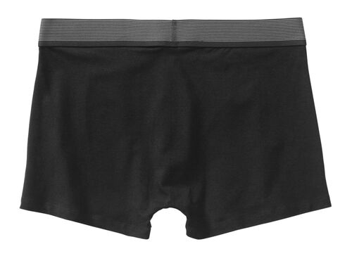 2 boxers homme modèle court avec bambou noir