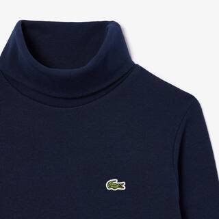T-shirt manches longues à col roulé en coton T-Shirts & Chemises - Bleu - Lacoste - Garçon