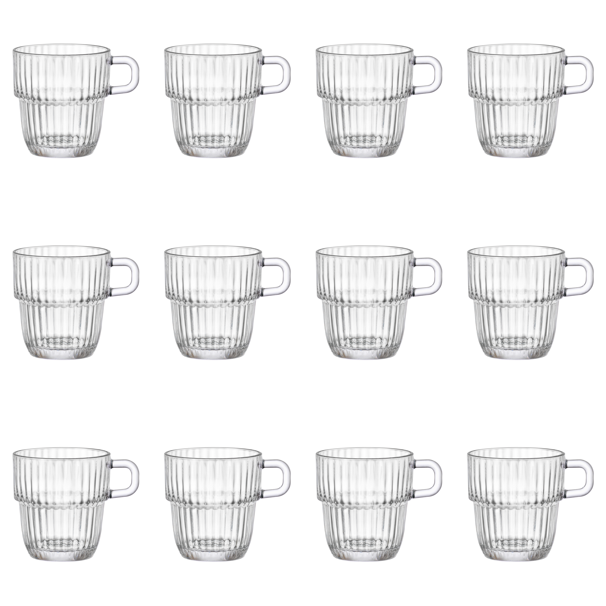Rocco Bormioli Barshine koffieglazen â 12 stuks â 25 cl