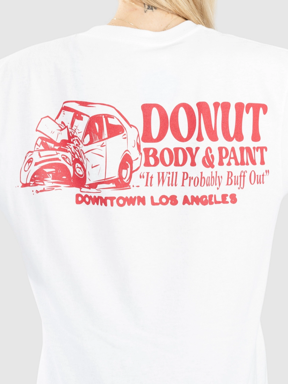 Donut Paint And Body T-Shirt white