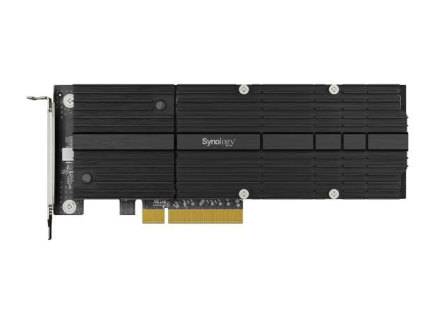 Synology Erweiterungskarte M2D20 M.2 NVMe SSD Adapter Steigerung der E/A-Leistung mit M.2 NVMe SSD