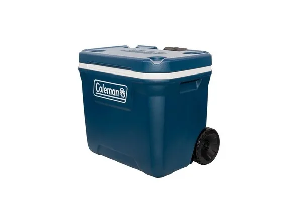 Coleman 50QT Xtreme™ Wheeled Cooler, Blå, Plast, Polyurethan (PU), Sort, 47 L, 113 kg