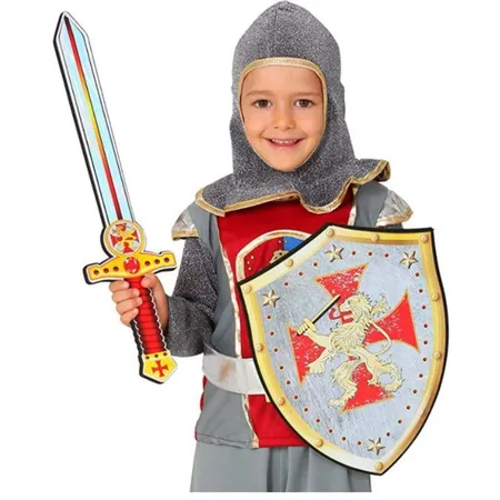 Widmann Kreuzritter Schwert und Schild aus weichem Schaumstoff