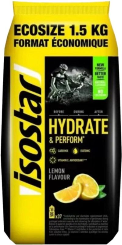 Isostar - Hydrate Perform - Isotone Drank - Citroen - 1,5 kg
