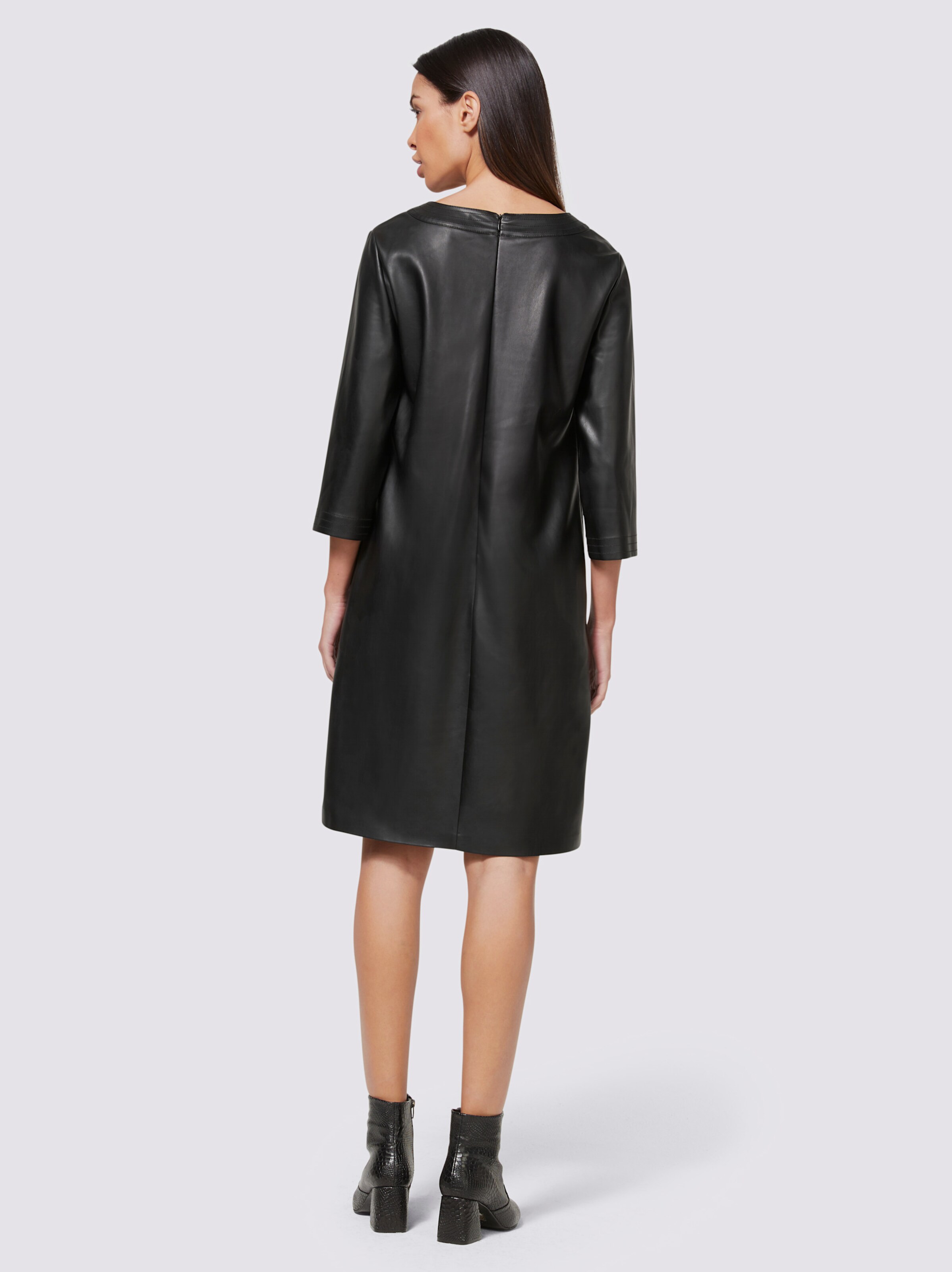 Lederimitat-Kleid