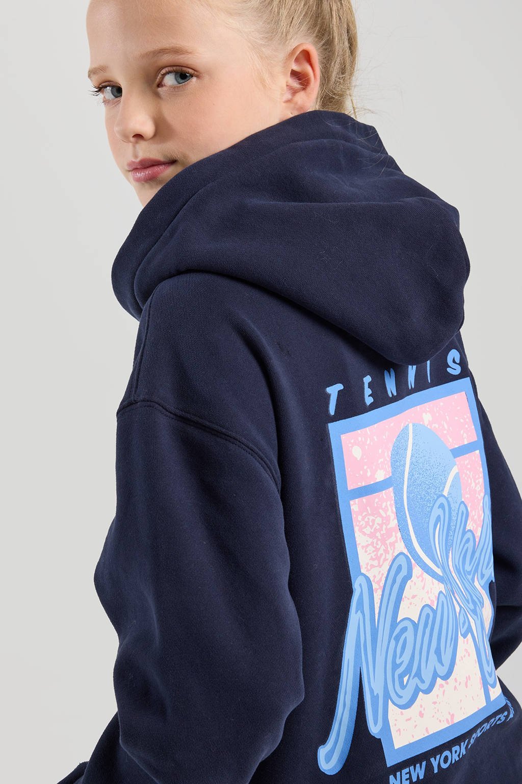 America Today hoodie blauw