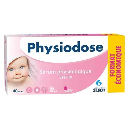Sérum Physiologique - Physiodose - 40 Unidoses