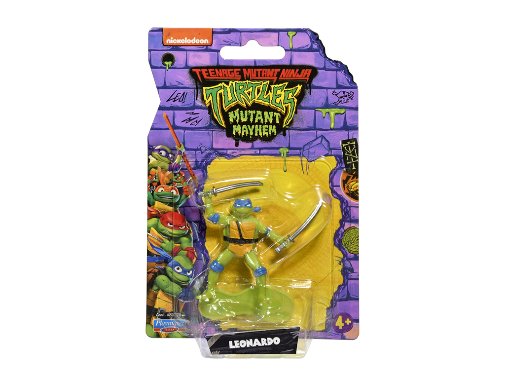 MINI FIGURA TARTARUGAS NINJA MODELOS SORTIDOS
