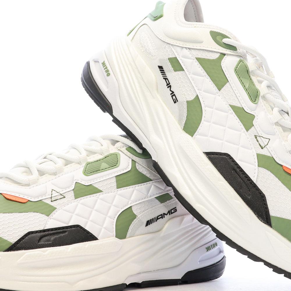 Puma Baskets Blanche/Verte Homme Puma Mapf1 Extent Nit