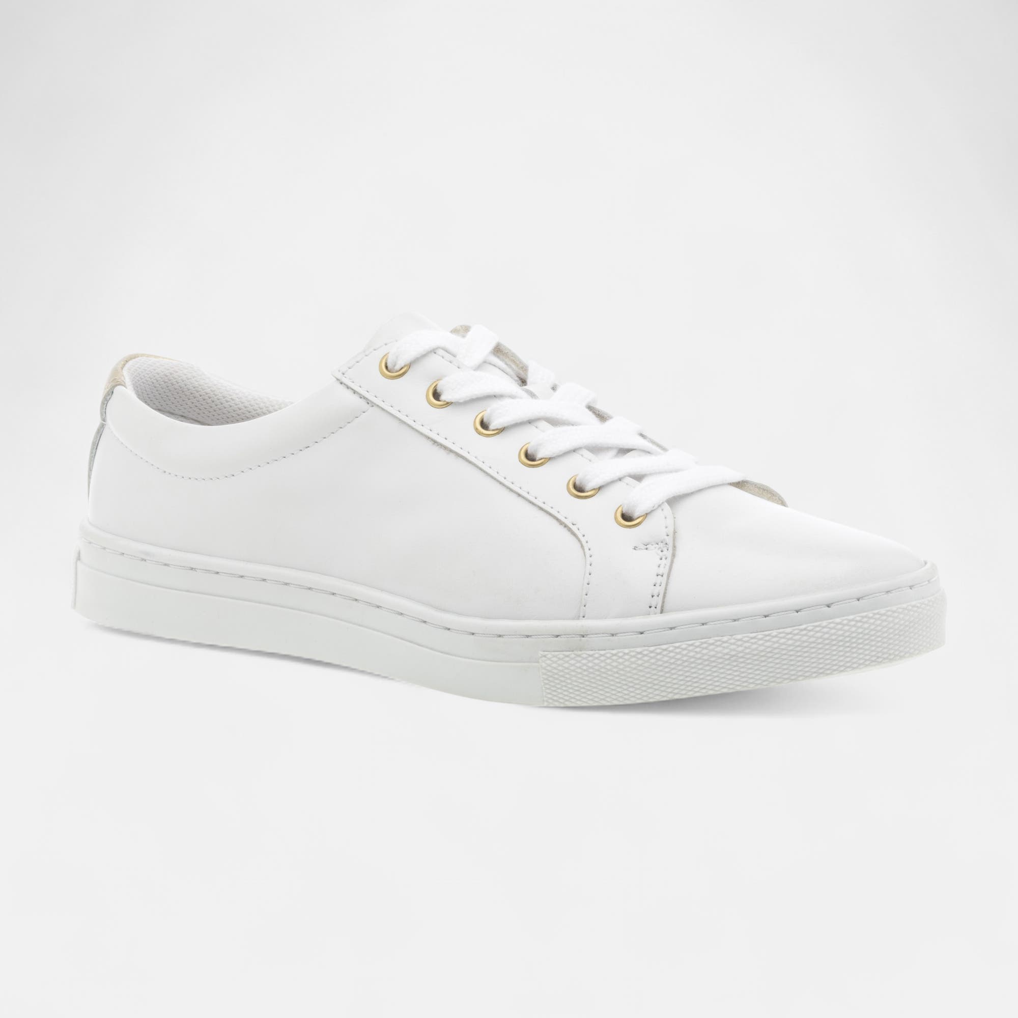 Baskets basses Femme en cuir blanc