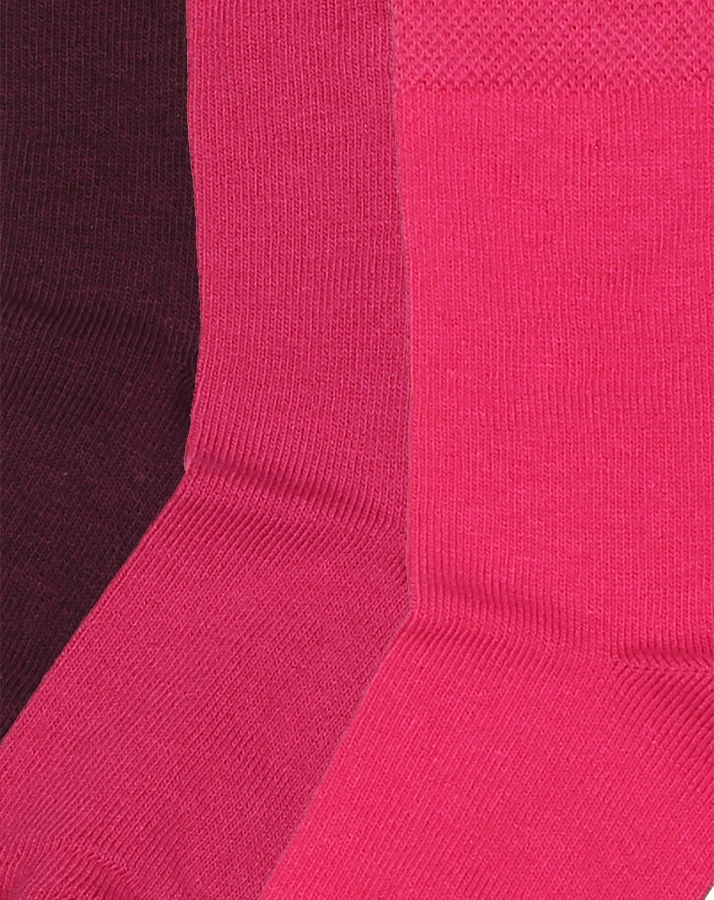 Socken ESSENTIAL 6er-Pack in pflaume/phlox/himbeere