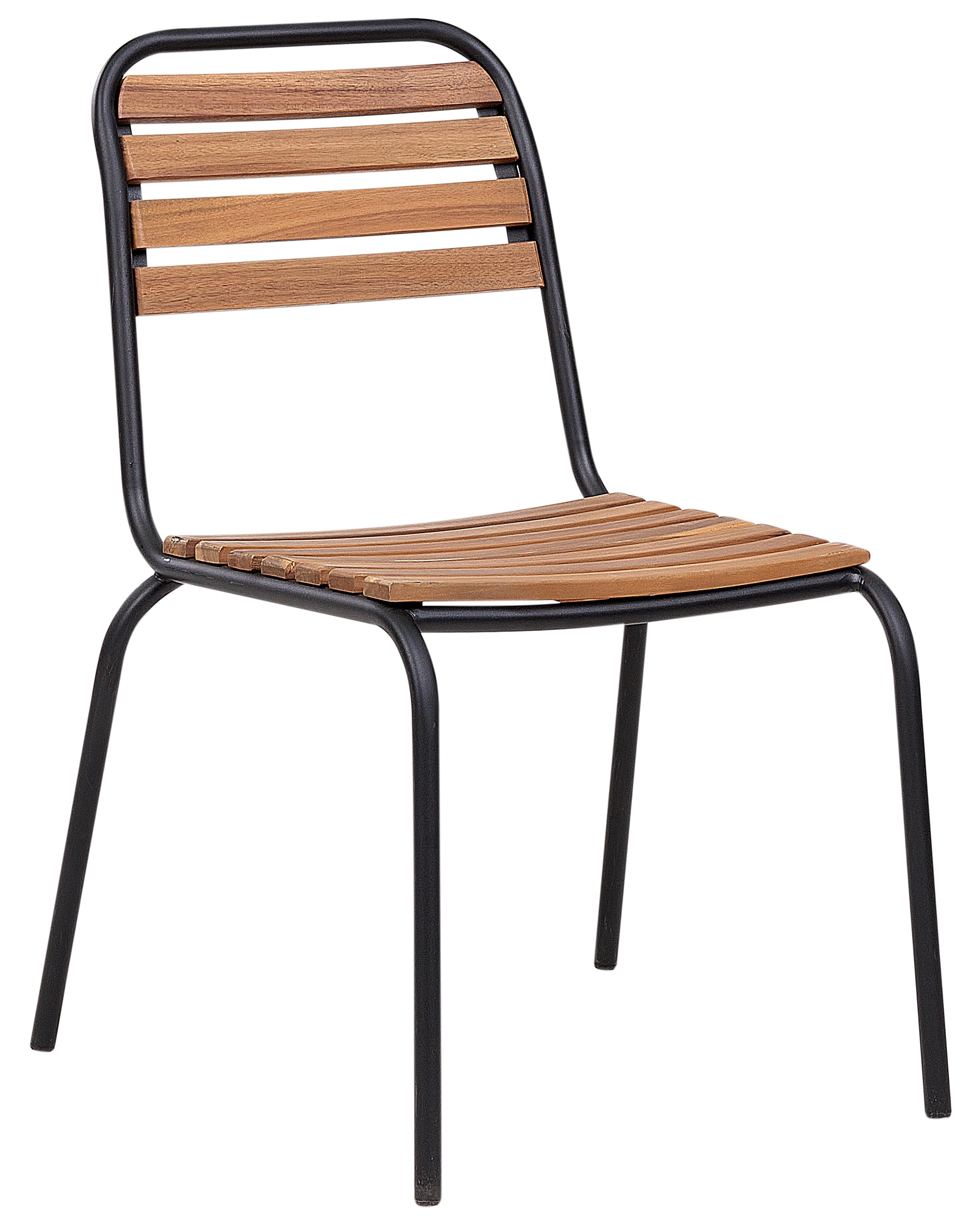 Set van 6 tuinstoelen VALLESE Acaciahout Bruin