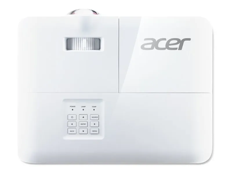 Acer S1386WHN - DLP-projektor - 3D - 3600 lumen - WXGA (1280 x 800) - 16:10 - 720p