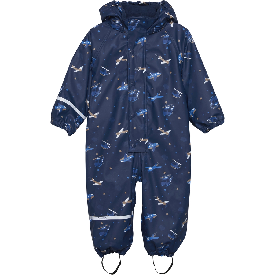 CeLaVi Regenoverall mit Fleece Pageant Blue