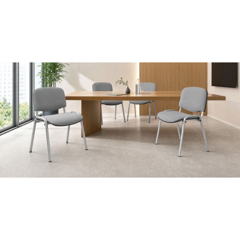 Chaise CONFÉRENCE CLASSIQUE - pieds aluminium