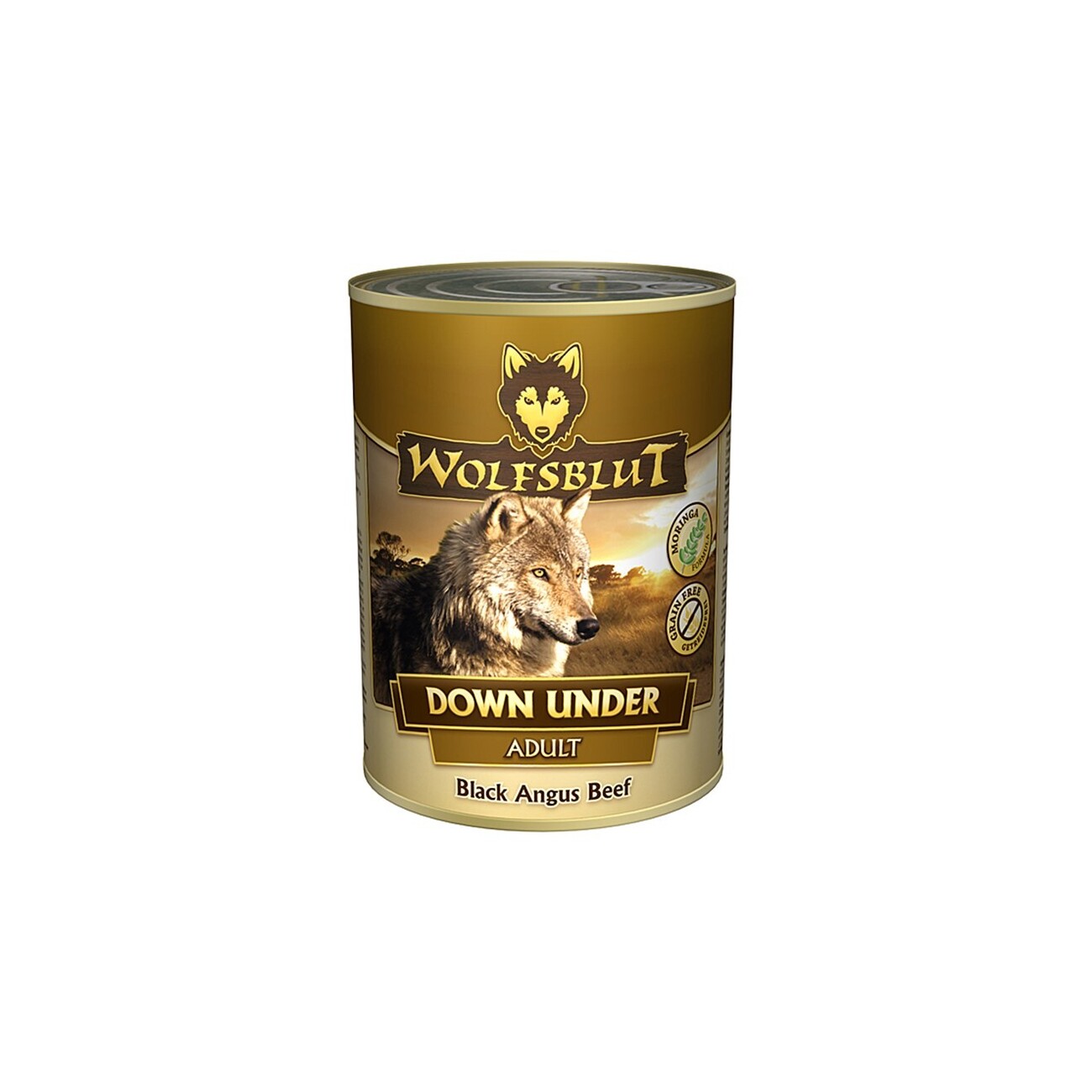 WOLFSBLUT Adult Down Under - Black Angus Beef mit Kartoffeln - 6x395g