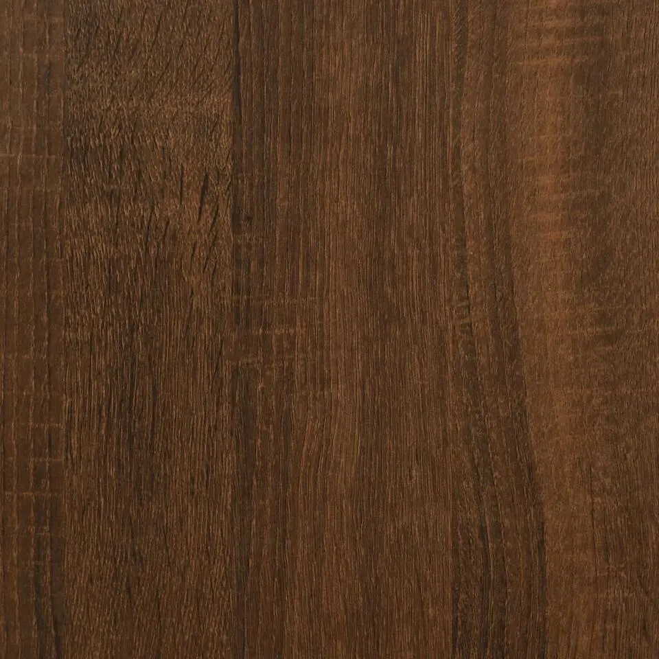 vidaXL - Consoletafel - Bruin eiken - Bewerkt hout - 140x23x75 cm