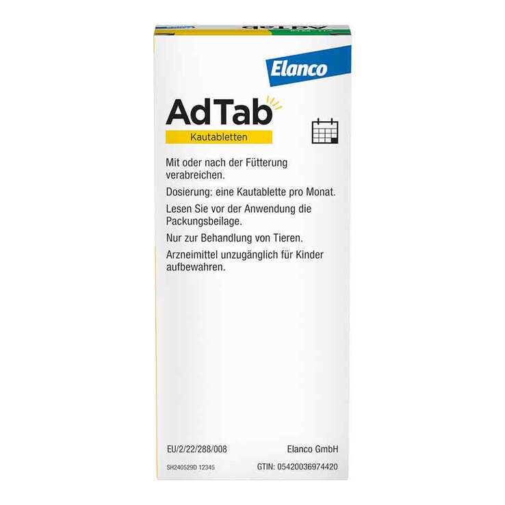 AdTab Kautabletten für große Hunde 450 mg 11 bis 22 kg, 3 St