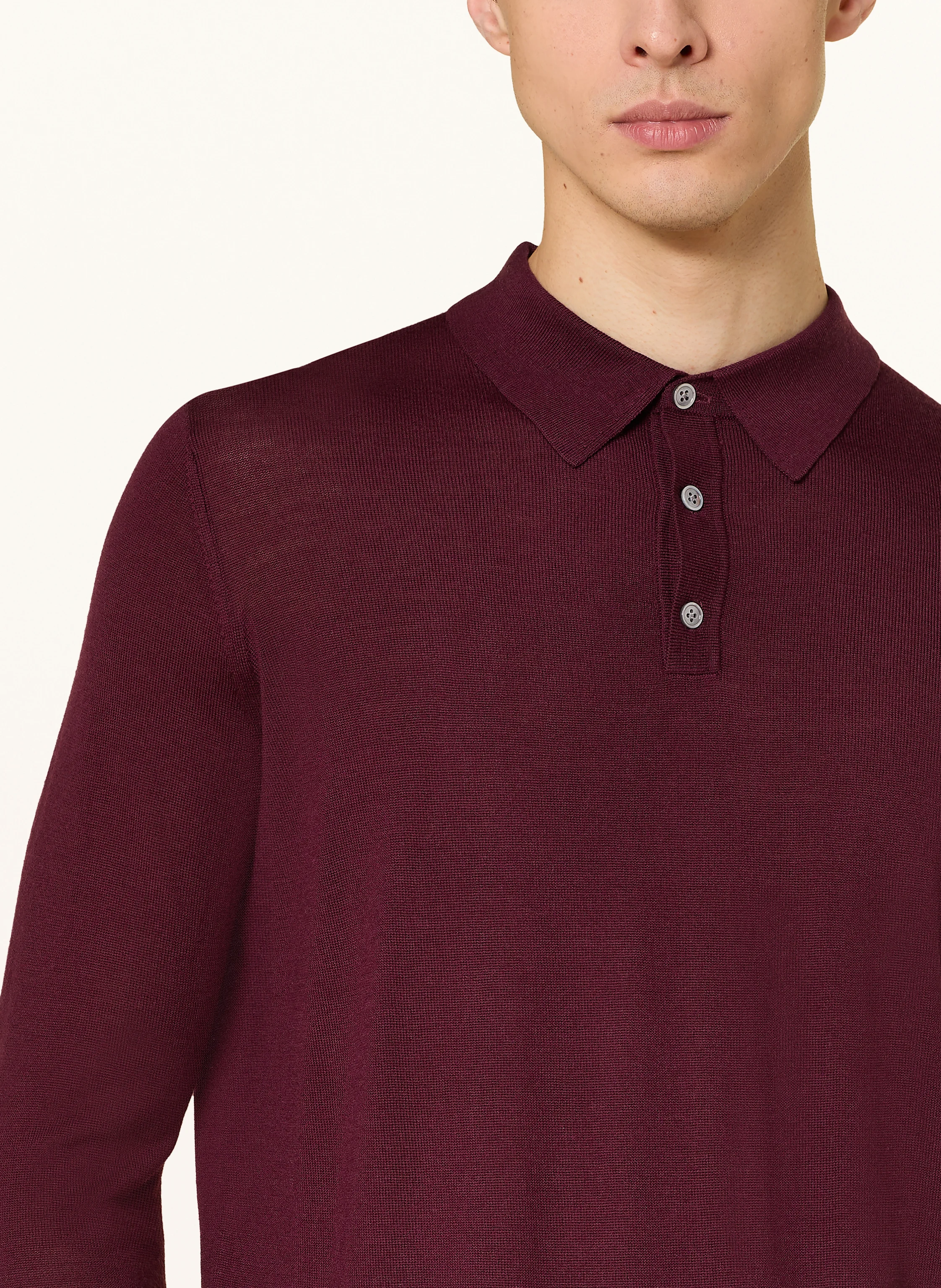 STROKESMAN'S Strick-Poloshirt