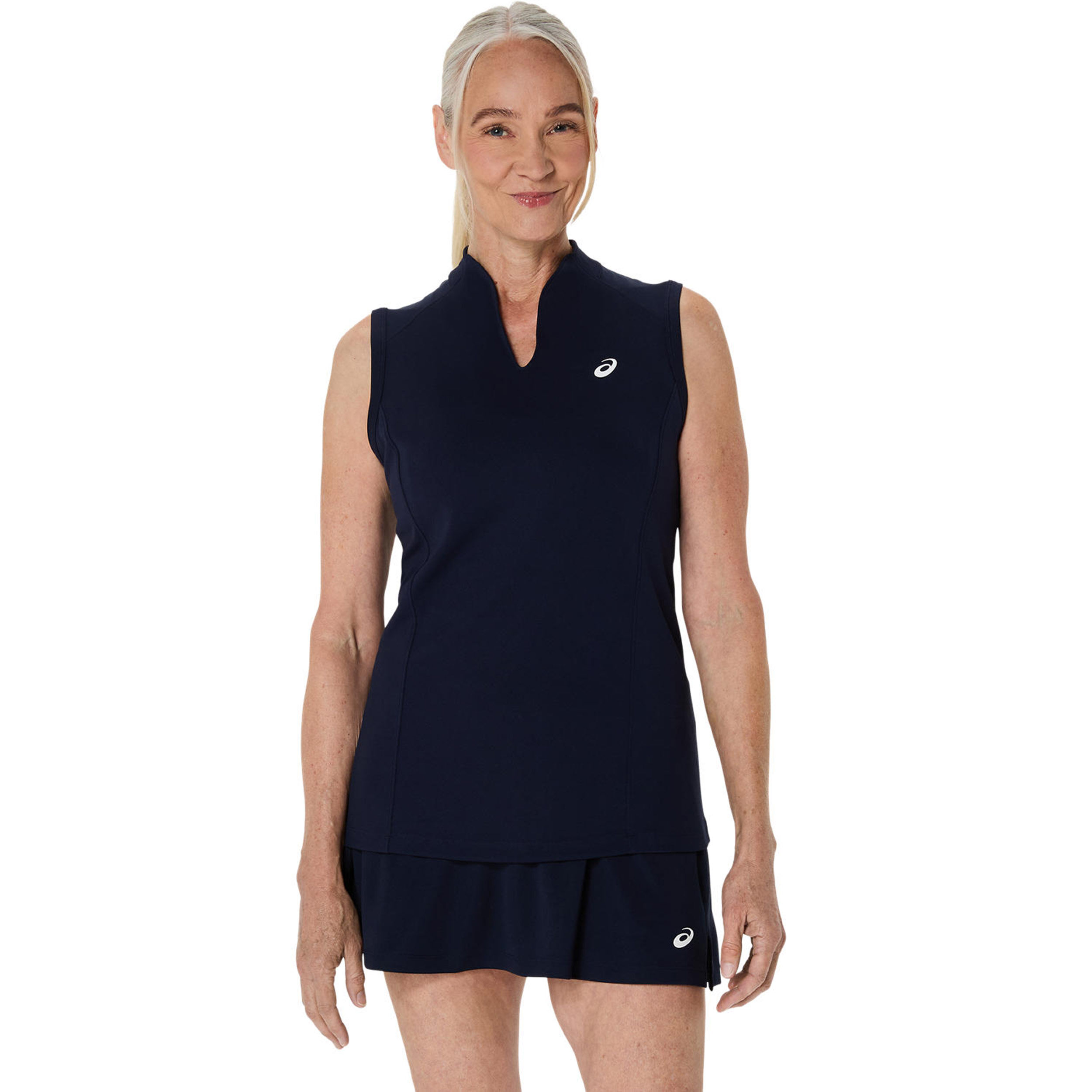 ASICS Court Débardeur Tank Top Femmes - Bleu Foncé