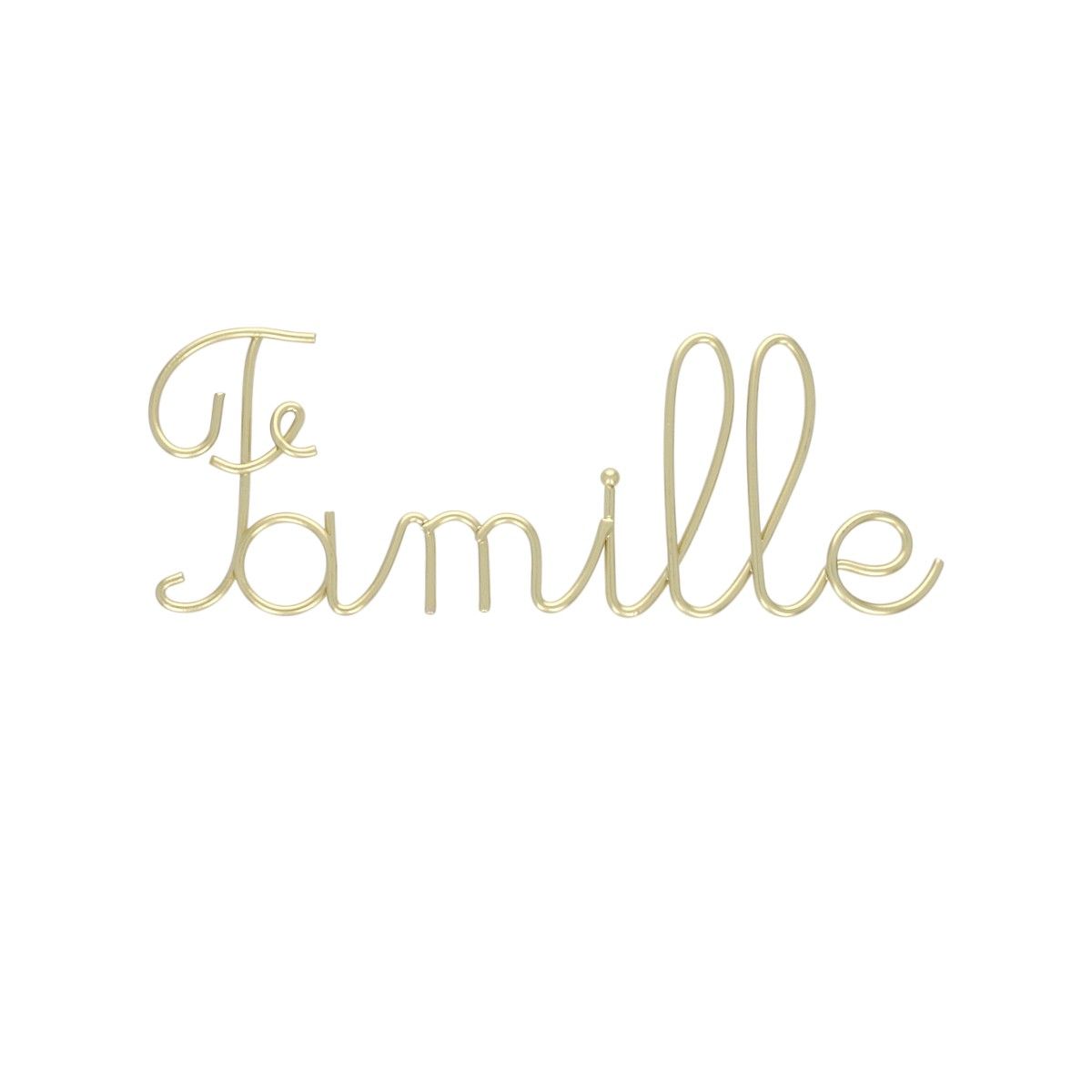 Petit mot métal famille Atelier jasmin
