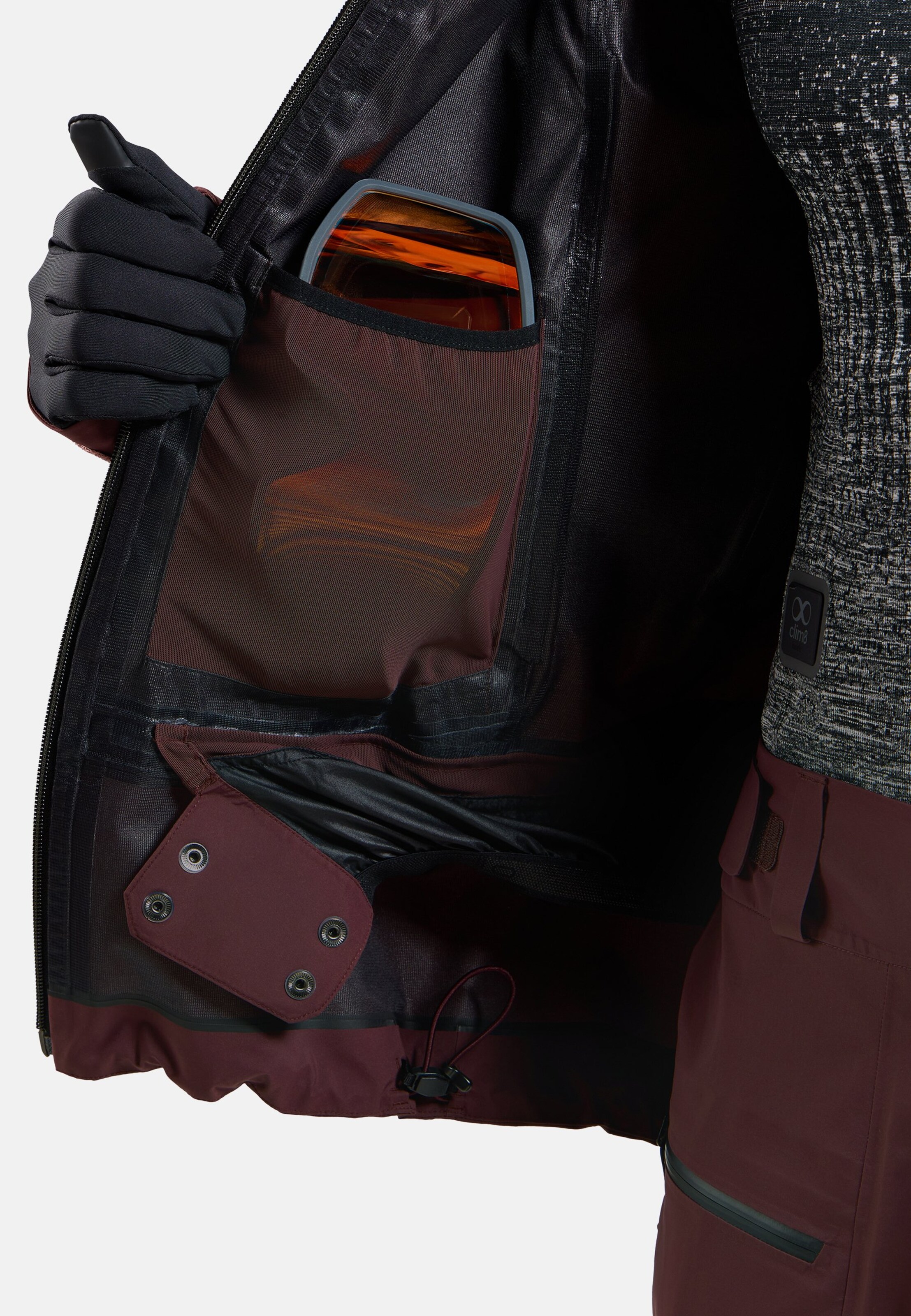 X-Alp 3L Hardshell Ski-Jacke in fudge