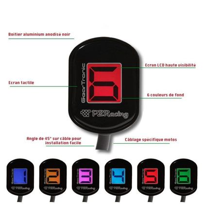Indicateur de rapport engagé PZRacing GT3100 PLUG AND PLAY