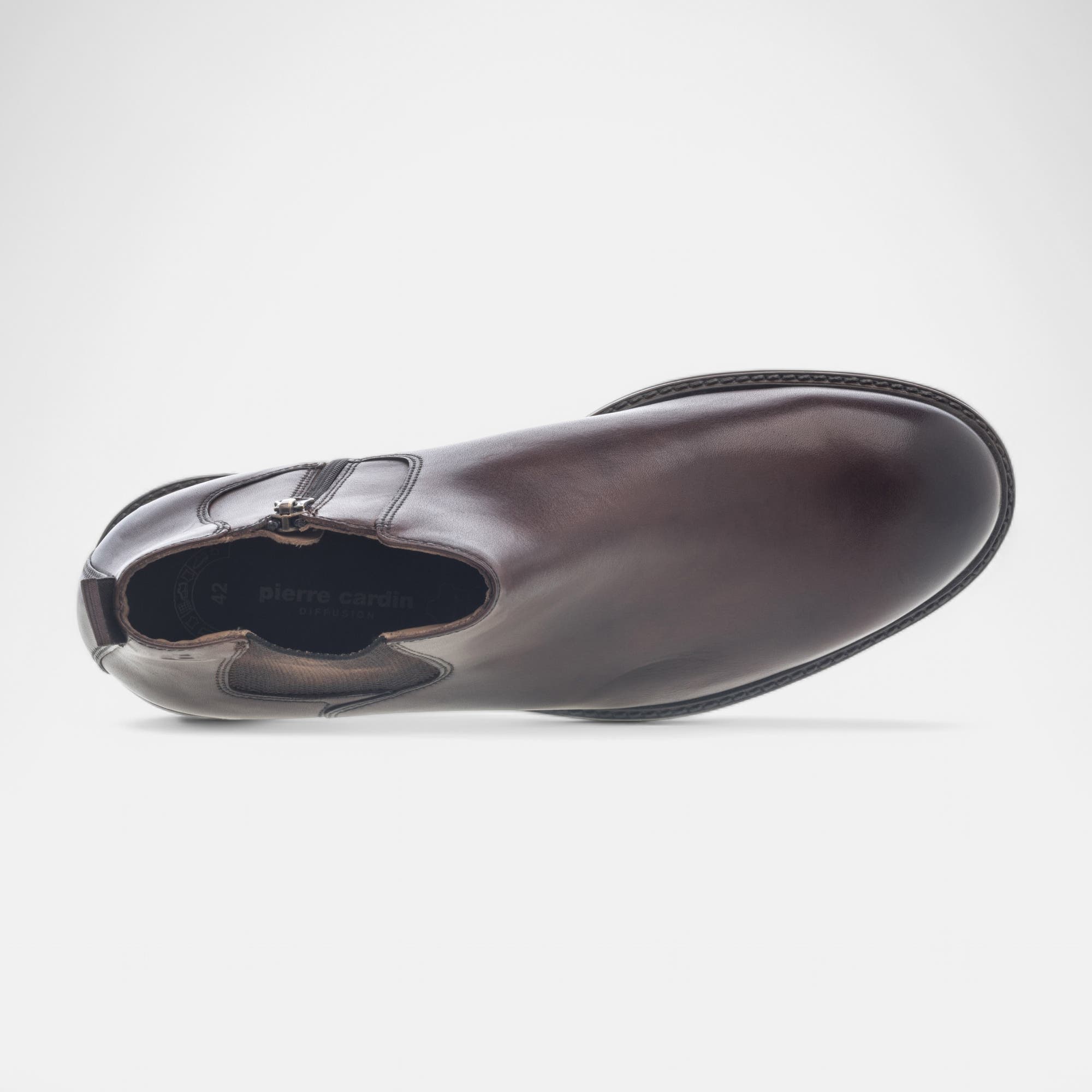 Boots chelsea Homme en cuir cognac