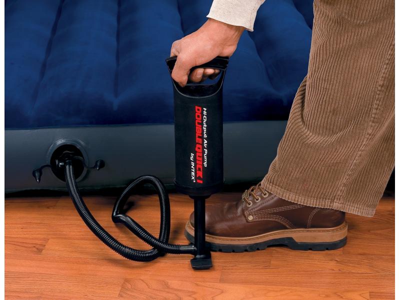 Intex Handpumpe Double Quick I Schwarz Kleine Handpumpe
