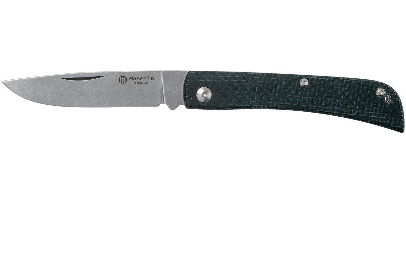 Maserin Scout Blue Micarta zakmes, 163-MB