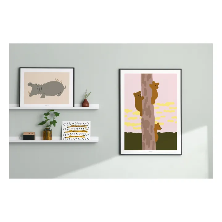 Warmgreytail Affiche Tree & bears