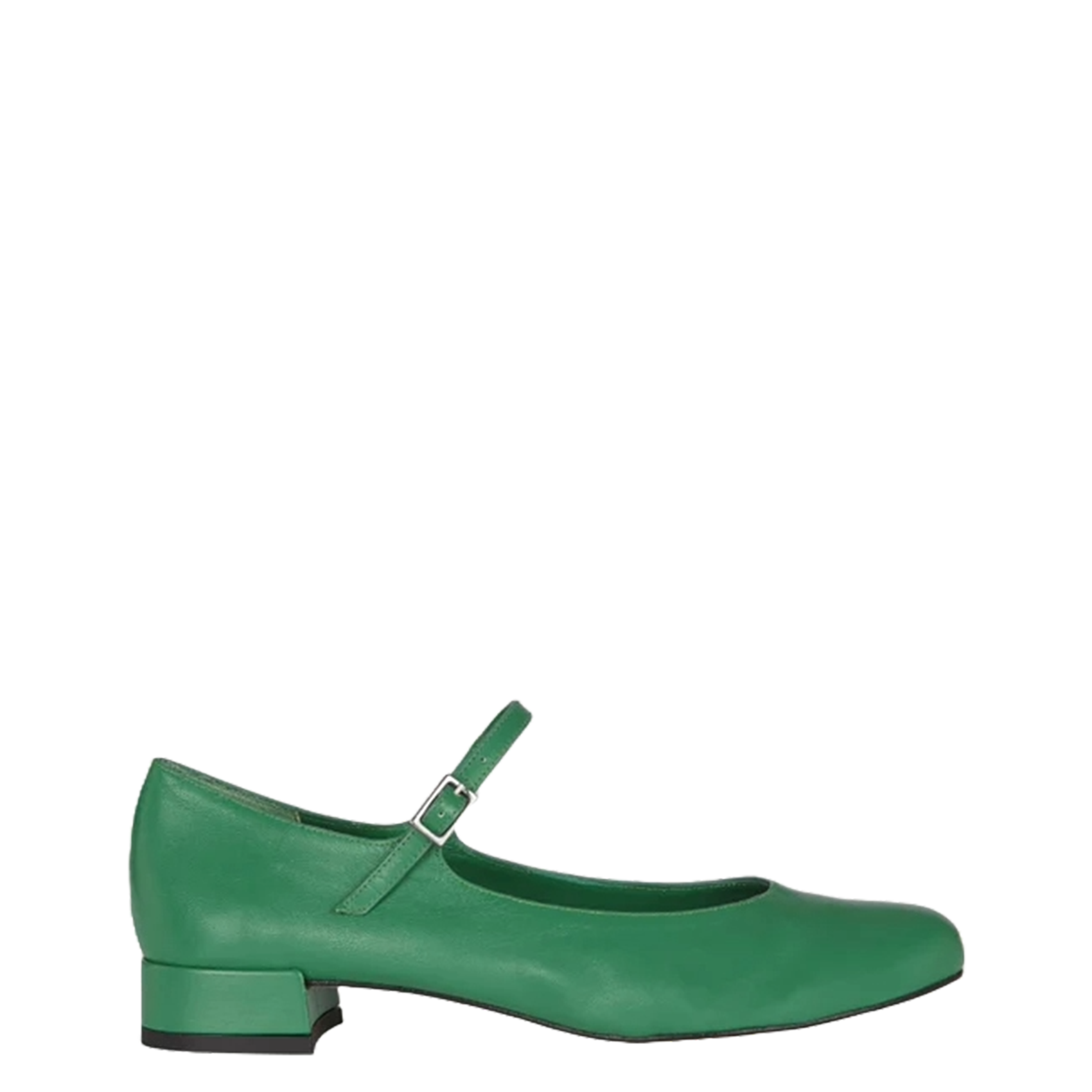 EMILIA - Ballerines en cuir | Vert