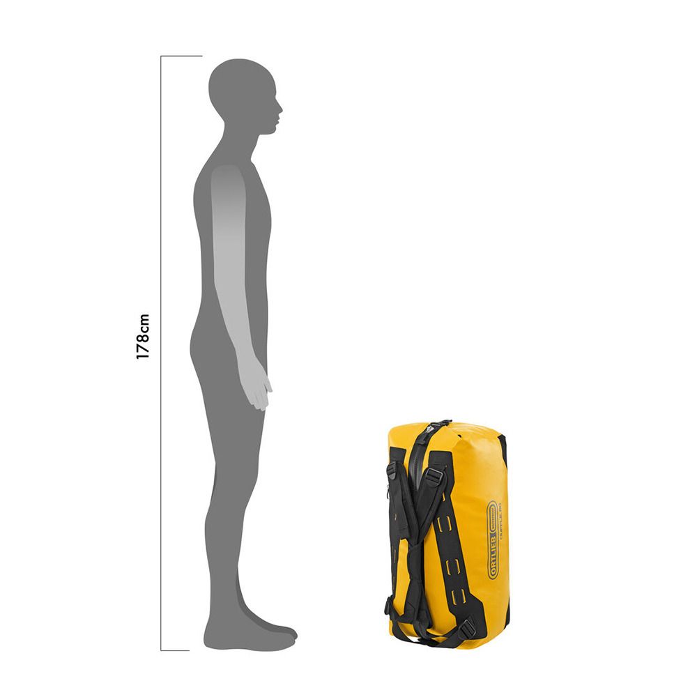 Ortlieb DUFFLE 60L - Sac de voyage sunyellow/black