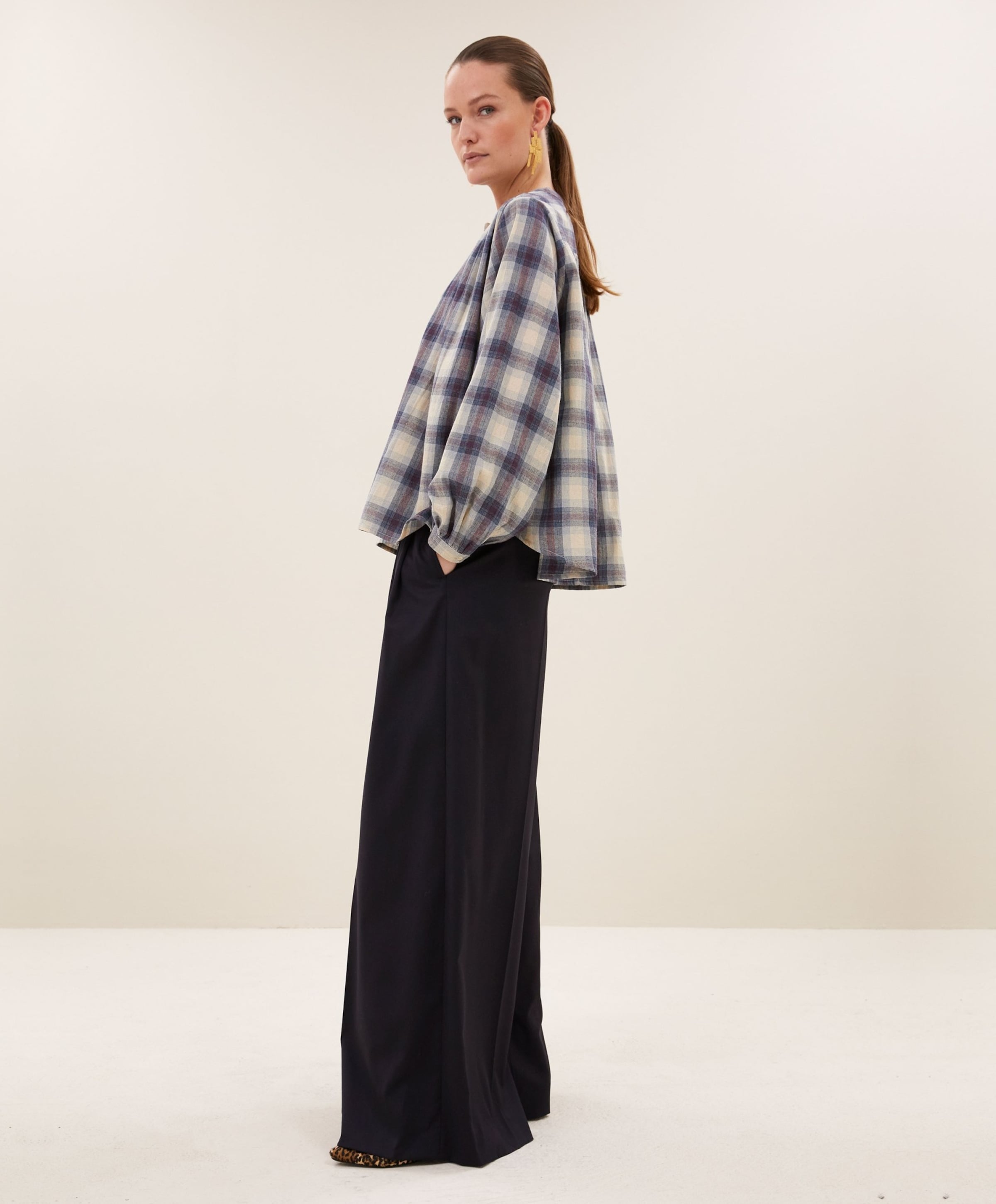 by-bar Dames blouse blauw