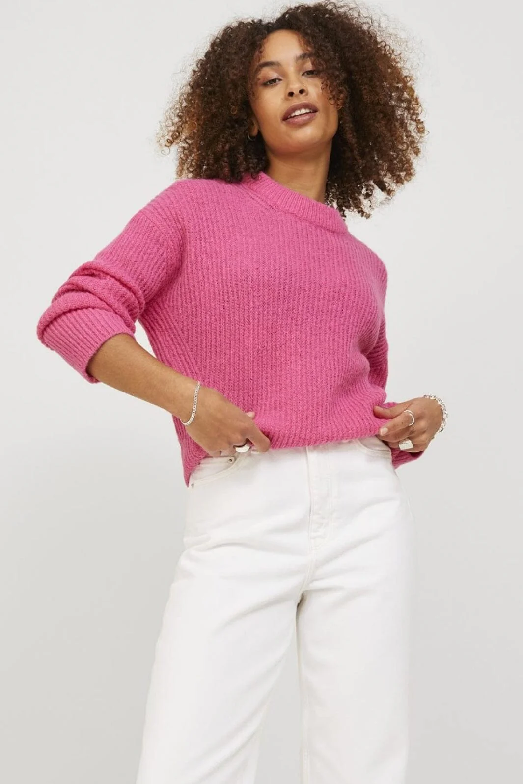 Jjxx Jxember Fluffy Crew Neck Knit