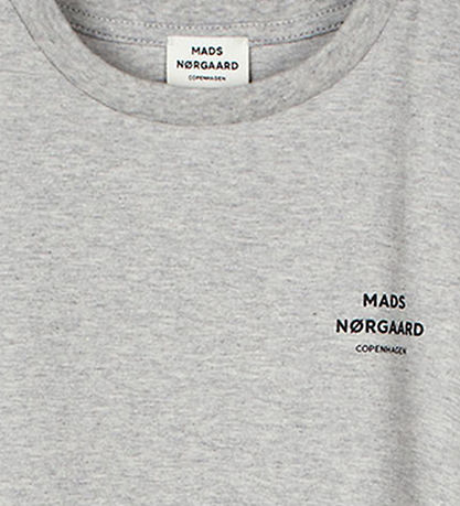 Mads N?rgaard T-shirt - Thorlino - Light Grey Melange