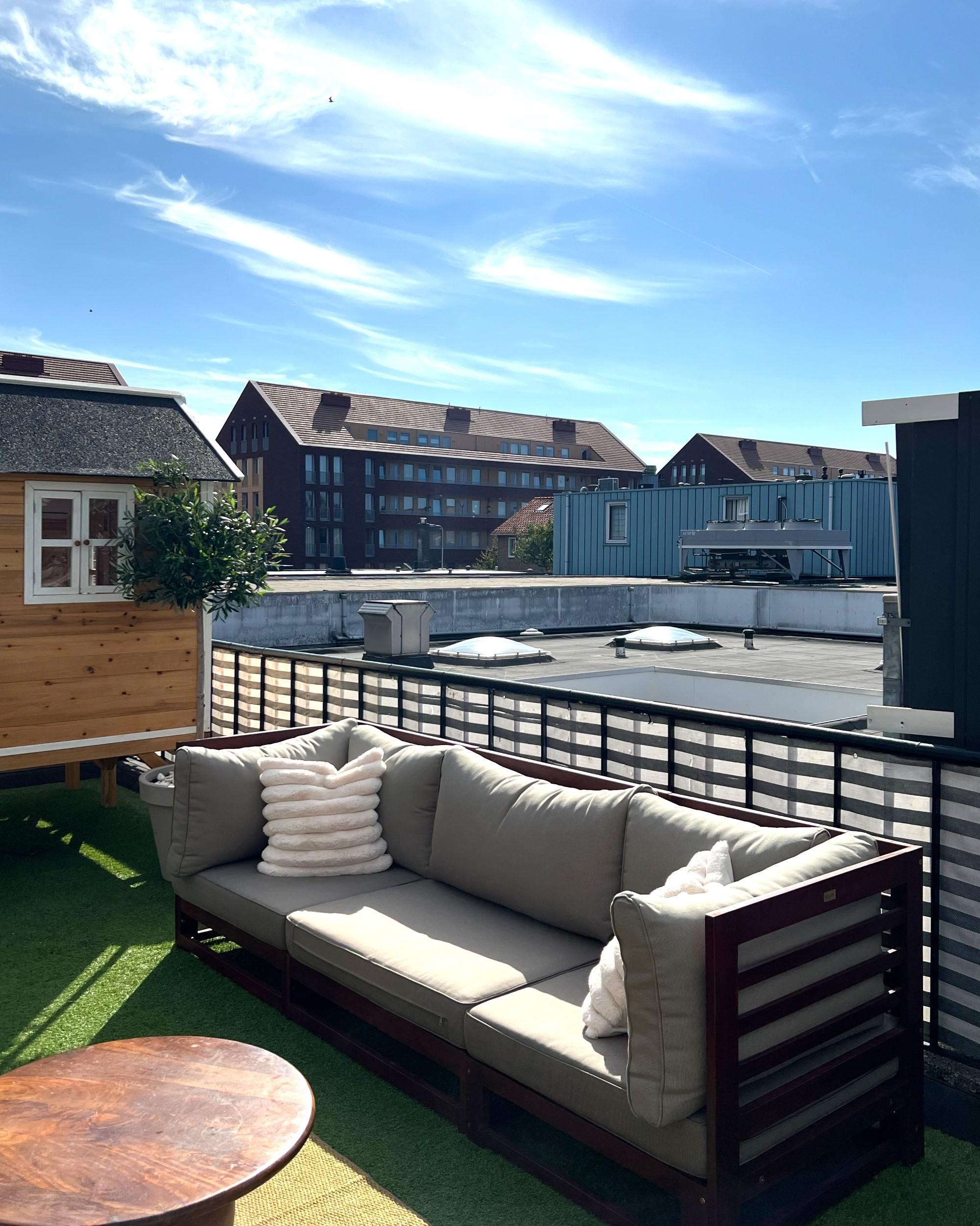 Tuin loungebank 3-zits TRANI modulair Acaciahout Donkerrood