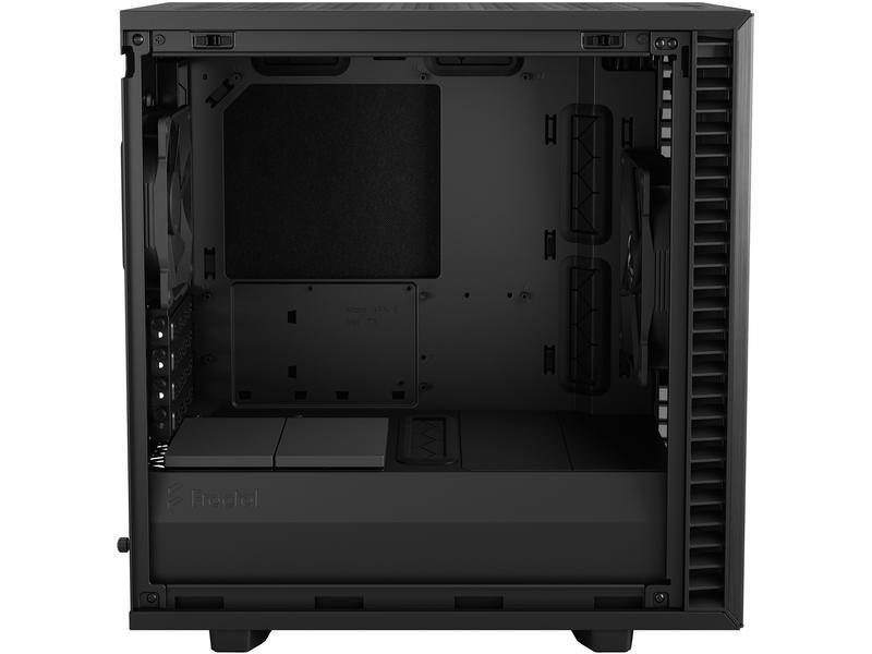 Fractal Design PC-Gehäuse Define 7 Mini Solid Schwarz Elegantes Mini-Tower-Gehäuse
