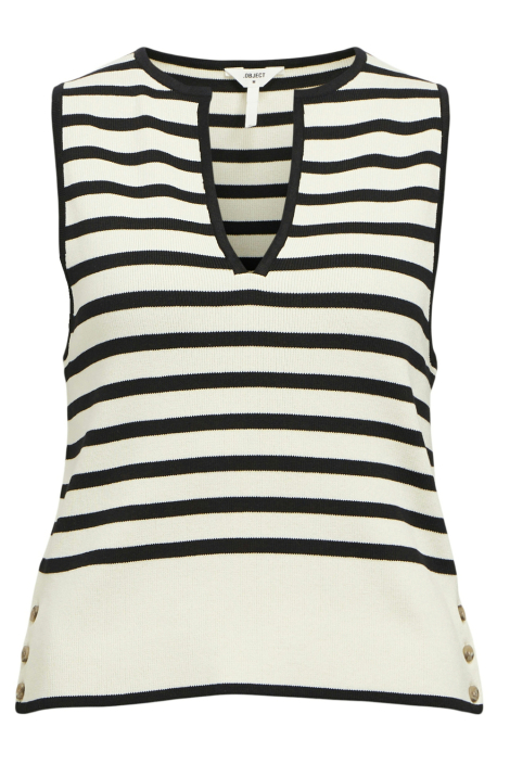 Object beige dames top