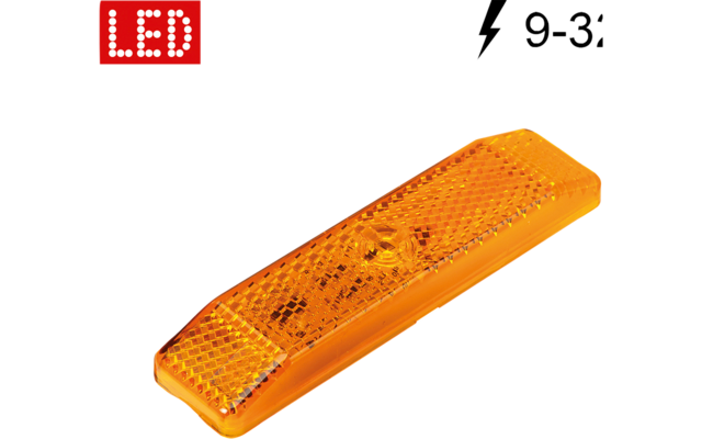 Jokon SMLR 2019 Seitenmarkierungsleuchte mit Rückstrahler 12 und 24 V
